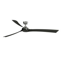 Wrap Custom 84" 3 Blade Indoor / Outdoor Ceiling Fan with Remote Control