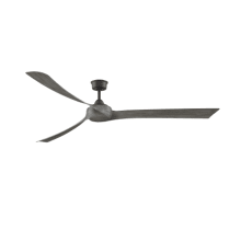 Wrap Custom 84" 3 Blade Indoor / Outdoor Ceiling Fan with Remote Control