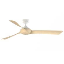 Wrap Custom 64" 3 Blade Indoor / Outdoor Ceiling Fan with Remote Control
