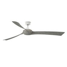 Wrap Custom 72" 3 Blade Indoor / Outdoor Ceiling Fan with Remote Control