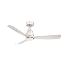 Kute 44" 3 Blade Indoor / Outdoor Smart LED Hanging Ceiling Fan
