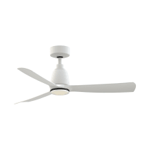 Kute 44" 3 Blade Indoor / Outdoor Smart LED Hanging Ceiling Fan