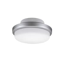 TriAire Custom 8" Wide Single LED Ceiling Fan Light Kit - Wet Location