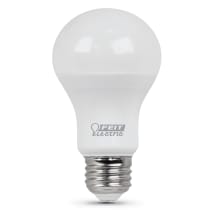 Pack of (6) 10 Watt White A19 Medium (E26) LED Bulbs