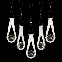 ARIA 10 Light 43" Wide Crystal Linear Pendant