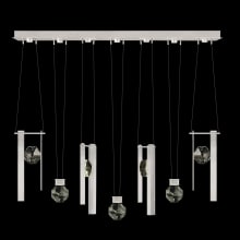 ARIA 14 Light 60" Wide LED Linear Pendant with Shades