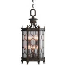 Devonshire 8 Light 16" Wide Outdoor Pendant with Seedy Glass Shade