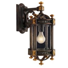 Beekman Place Single-Light Outdoor Wall Sconce with Hand-Blown Seedy Glass Shade