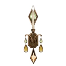 Encased Gems Single-Light Wall Sconce with Multi-Color Crystal Accents