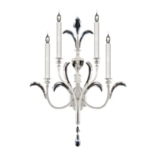 Beveled Arcs 4 Light 36" Tall Wall Sconce