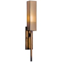 Perspectives Single-Light Wall Sconce with Multi-Tonal Gold Organza Shades