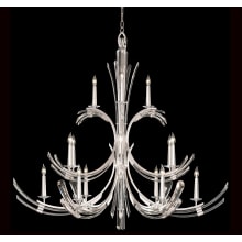 Trevi 15 Light 56" Wide Crystal Abstract Chandelier