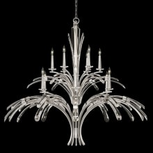Trevi 12 Light 56" Wide Crystal Abstract Chandelier