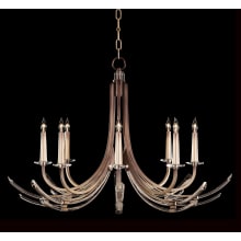 Trevi 8 Light 40" Wide Crystal Abstract Chandelier