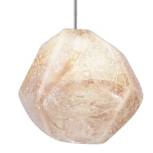 Natural Inspirations 6" Wide LED Crystal Mini Pendant