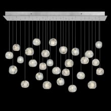 Natural Inspirations 28 Light 54" Wide LED Crystal Multi Light Pendant