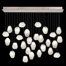 Natural Inspirations 28 Light 54" Wide LED Crystal Multi Light Pendant