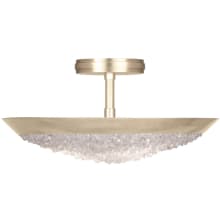 Arctic Halo 3 Light 20" Wide Semi Flush Bowl Ceiling Fixture