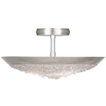 Arctic Halo 3 Light 20" Wide Semi Flush Bowl Ceiling Fixture