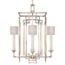 Cienfuegos 4 Light 24" Wide Chandelier with Fabric Shades