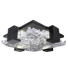 Terra 17" Wide LED Flush Mount Square Ceiling Fixture