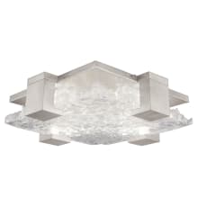 Terra 17" Wide LED Flush Mount Square Ceiling Fixture