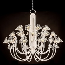 Azu 30 Light 57" Wide Crystal Abstract Chandelier