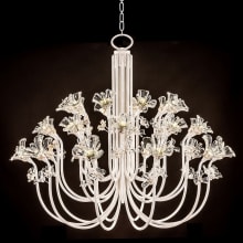 Azu 30 Light 57" Wide Crystal Abstract Chandelier