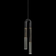 Antonia 2 Light 7" Wide LED Crystal Mini Pendant