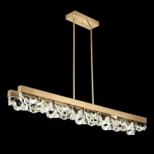 Strata 55" Wide LED Crystal Linear Pendant