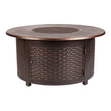 Florence 47 Inch Wide 50,000 BTU Freestanding Round Table Fire Pit