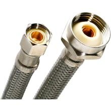 9" Toilet Connector, 3/8" Female Compression x 7/8" Female Ballcock