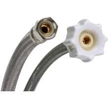20" Toilet Connector, 3/8" Compression x 7/8" Ballcock