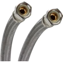20" Faucet Connection Hose, 3/8" Female Compression x 3/8" Female Compression
