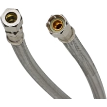 20" Faucet Connection Hose, 3/8" Female Compression x 3/8" Male Compression