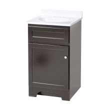 Foremost Vanities At Build Columbia 18 Free Standing Vanity Set With Wood Cabinet Marble Top And Recessed Foremost Cot1816