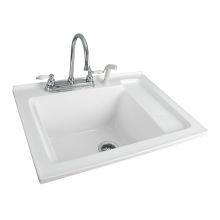 Laundry And Utility Sinks At Faucet Berkshire Laundry Sink Acrylic With Shelf 30 5