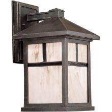 Craftsman / Mission 1 Light Outdoor Wall Sconce from the Dark Sky Collection