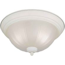 Energy Efficient Fluorescent 13.25Wx6.25H Indoor Flushmount Ceiling Fixture