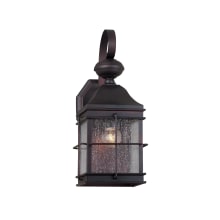 Single Light 14-1/2" High Outdoor Wall Sconce
