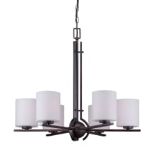 6 Light 26" Wide Chandelier