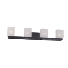 4 Light 34" Wide Bathroom Vanity Light