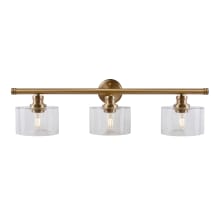 Zane 3 Light 33" Wide Bathroom Vanity Light