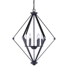 6 Light 23-3/4" Wide Chandelier