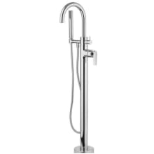 Vitrina Floor Mounted Tub Filler with Built-In Diverter - Includes Hand Shower