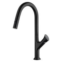 Kitchen 1.8 GPM Single Hole Pull Down Kitchen Faucet