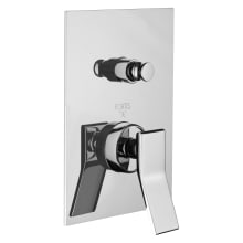 Gattinara Two Function Pressure Balanced Valve Trim Only with Double Knob, Integrated Diverter and Lever Handle - Less Rough In