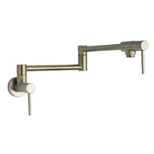 Kitchen 19-1/4" Wall Mounted Double-Jointed Pot Filler Faucet