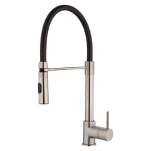 Culinary Kitchen 1.8 GPM Single Hole Pull Down Kitchen Faucet with Magnetic Docking