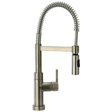 Kitchen 1.8 GPM Single Hole Pre-Rinse Pull Down Kitchen Faucet - Includes Escutcheon